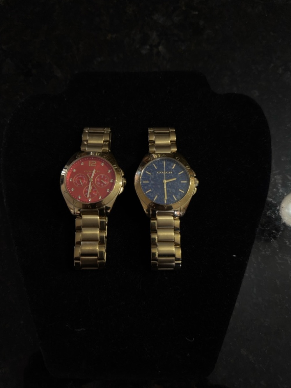 Blue Goldplated Coach watch - Picture 4 of 4